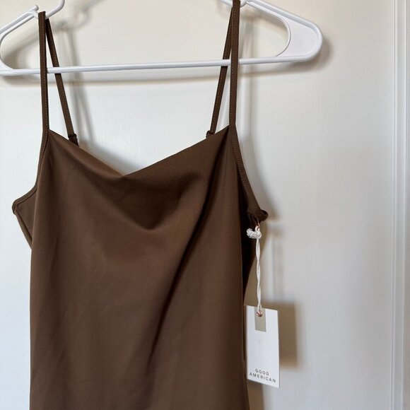 Good American Bodycon Dress in Light Mocha sz 2 - Picture 2 of 3